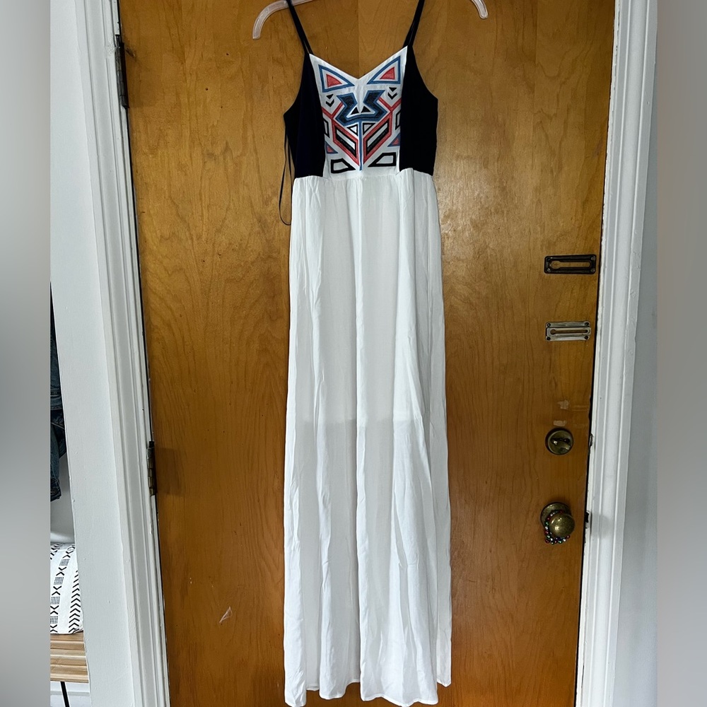 NWT linen-like maxi dress